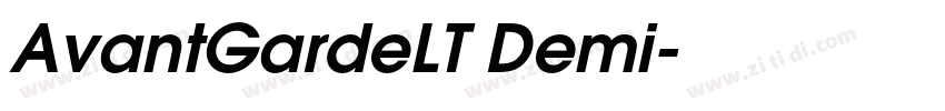 AvantGardeLT Demi字体转换